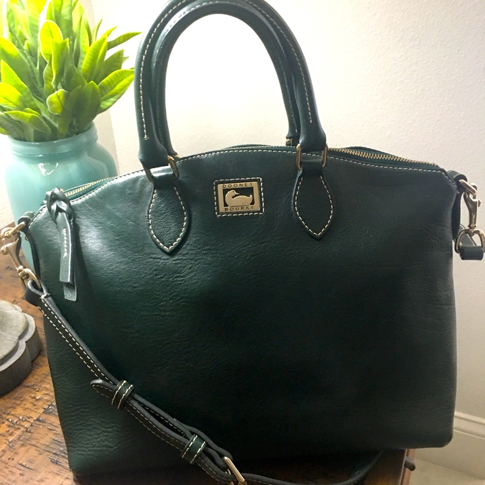 Dooney and Bourke Classic Leather Dome Satchel.